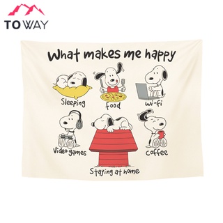 TOWAY-ผ้าแขวนผนัง ผ้าแต่งห้อง ผ้าแต่งผนังลายการ์ตูน พร้อมส่งจากไทย รุ่น TN-2230