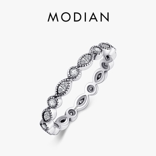 Modian แท้ แหวนเงินแท้ 925 เครื่องประดับแฟชั่น สําหรับผู้หญิง