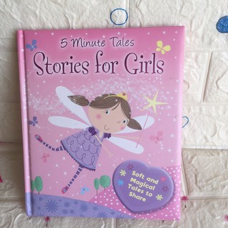 5 minute tales Stories for Girls หนังสือนิทานปกนวม(มือสอง)