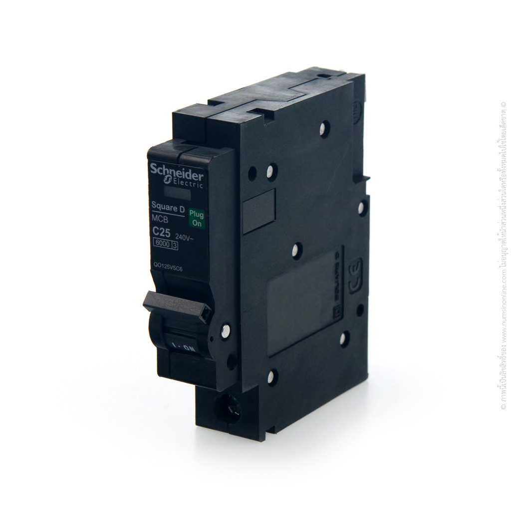 เซอร์กิตเบรกเกอร์ QO125VSC6T 25A 1P 6kA SCHNEIDER SQUARE-D