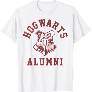 เสื้อยืดโอเวอร์ไซส์เสื้อยืด พิมพ์ลาย Harry Potter Hogwarts Alumni สําหรับผู้ใหญ่S-3XL