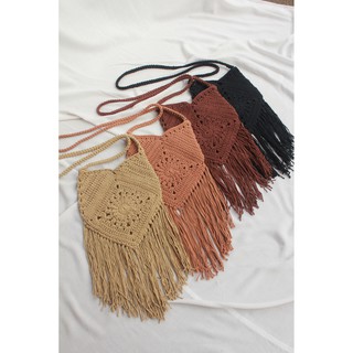 Boho Crossbody Bag ,กระเป๋าสะพายพาดไหล่