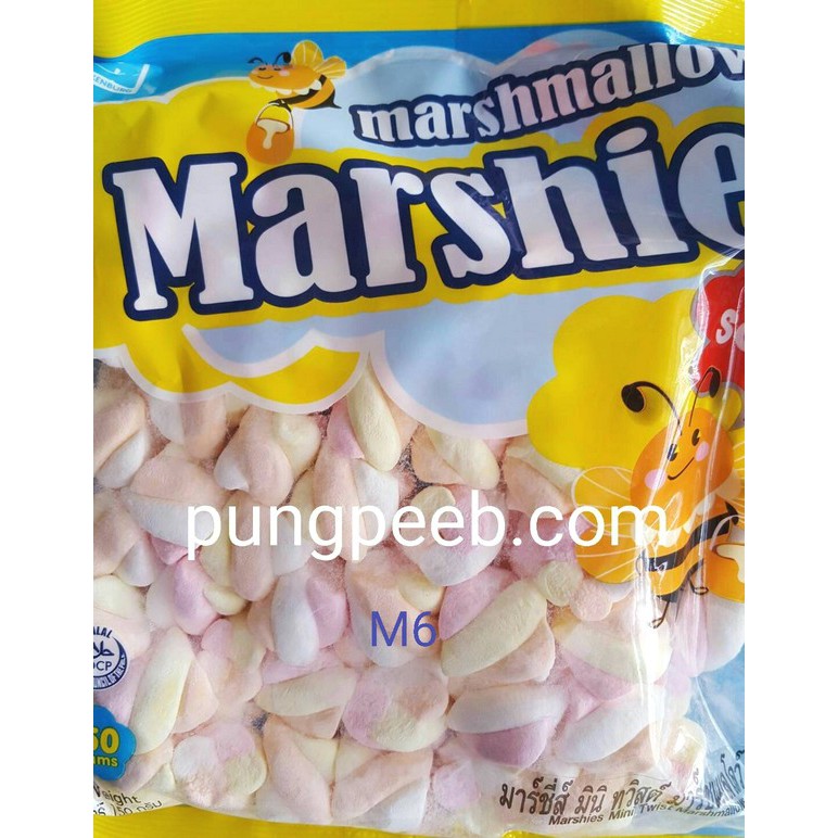 มาชเมโล่ เกรียวชมพู 150กรัม