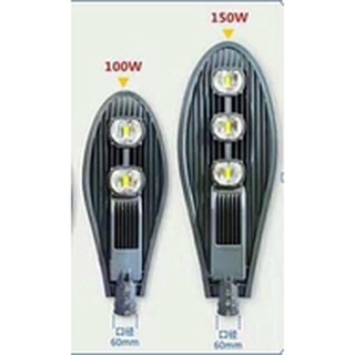 ไฟถนนกลางแจ้ง LED STREET LIGHT COBRA DC:12-24V ไฟกันน้ำIP65 สว่างประหยัดพลังงาน (ขนาด 30,50,100,150 W)