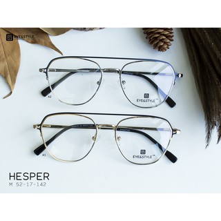 เฉพาะกรอบ กรอบแว่นตารุ่น HESPER เบรนด์ Eye &amp; Style โลหะ เท่ๆ