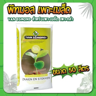 🌱 พีทมอส (Peat mos) 🌱พีทมอสปลูกพืชทั่วไป / เพาะเมล็ด 50 ลิตร Van Egmond วัสดุปลูก เพาะเมล็ด แคคตัส กระบองเพชร