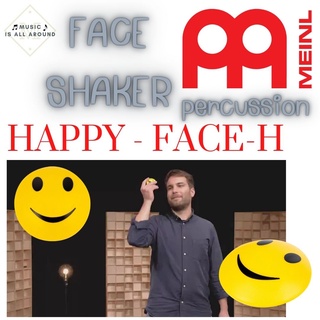 Shaker AA Meinl FACE-H Face Shaker Happy พลาสติกสีเหลือง ลายกราฟฟิค