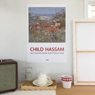 Poster - Celia Thaxter’s Garden, Isles of shoals, Maine by Childe Hassam, 1890