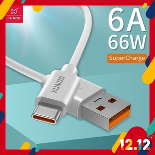 Xundd สายชาร์จ USB TYPE C 6A 66W แบบชาร์จเร็ว【Local】