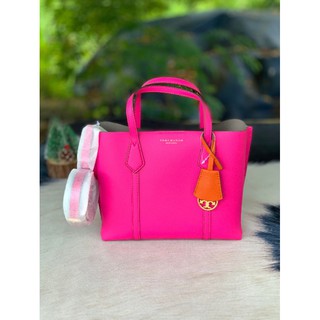 (แท้100%) Tory Burch Perry Small Triple Compartment tote