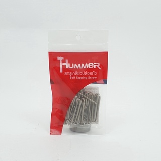 HUMMER สกรูเกลียวปล่อยหัว P-HM6112 ขนาด 6X1-1/2" (25ตัว/แพ็ค)