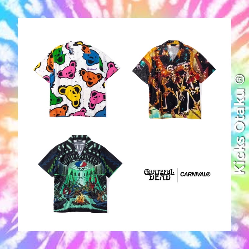 CARNIVAL® x Grateful Dead Hawaii T-Shirt ‼️ราคาต่ำกว่าป้าย‼️