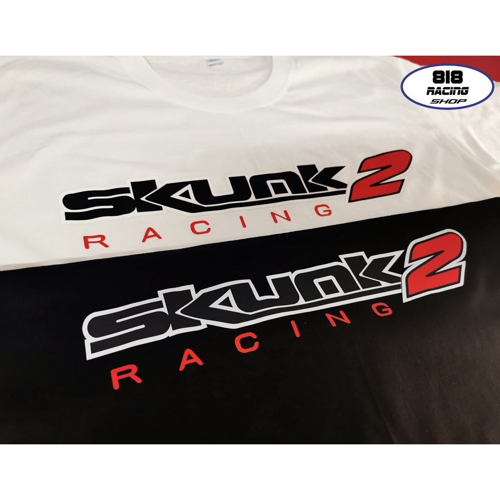 เสื้อยืด RACING เสื้อซิ่ง [COTTON 100%] [SKUNK 2]