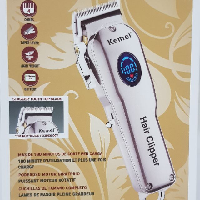 Kemei-2002 ปัตตาเลี่ยนไร้สาย