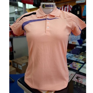 เสื้อโปโลหญิง ego sport eg 6008 สีส้มอ่อน