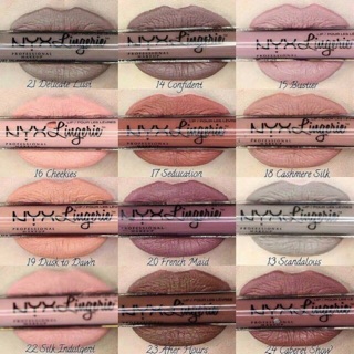 Sale!!ของแท้100% 💋NYX Lip Lingerie Liquid Lipstick ลิปติดทนเนื้อแมต