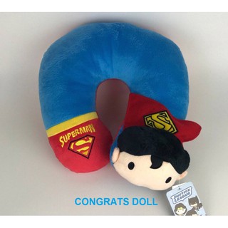 (ลิขสิทธิ์แท้ ส่งฟรี) หมอนรองคอ ซุปเปอร์แมน ซูเปอร์แมน Superman ดีซี ซูเปอร์ฮีโร่ DC Super Hero