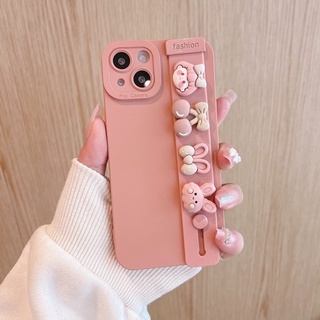 เคสโทรศัพท์มือถือ ไอโฟน สีชมพู Iphone 13