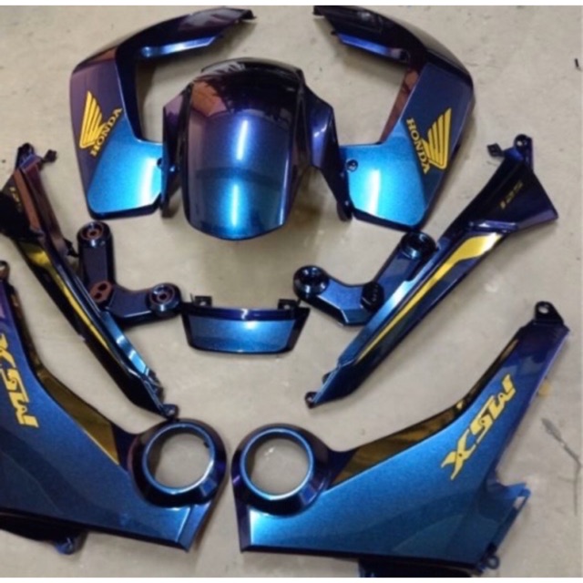 ชุดสี MSX สีเอฟเฟค รุ่น1 (ABS)เกรดA(มุกพิเศษ)เฟรม msx ตัวแรก(รุ่นไฟตากลม) 3 มิติ