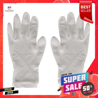 ถุงมือยางทั่วไป PARAGON ขนาดใหญ่ 20ชิ้น สีขาวRUBBER GLOVES PARAGON LARGE 20EA WHITE