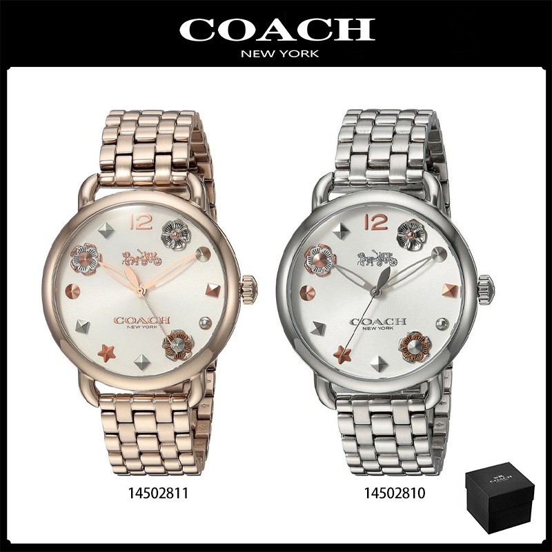 พร้อมสต็อก ！COACH ของแท้100% 14502810 14502811 -36mm นาฬิกาแบรนด์เนมCOACH  นาฬิกาสำหรับผู้หญิง สินค้าพร้อมจัดส่ง C-50