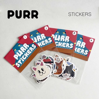 Purr Stickers l สติกเกอร์น้องแมวจากทางร้าน Purr Store