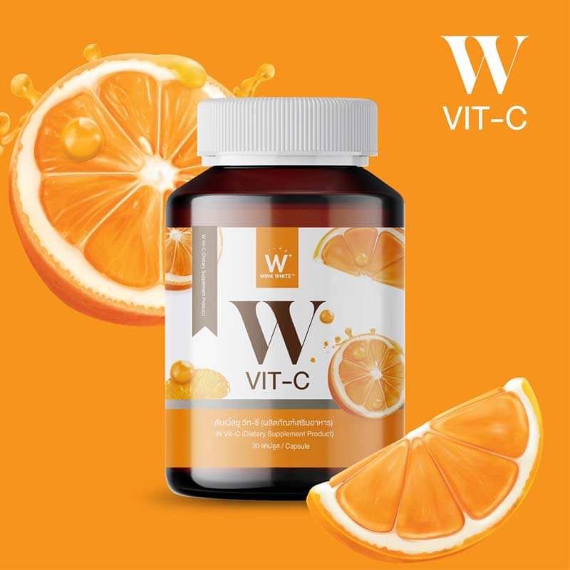 WinkWhite W Vit-C วิงค์ไวท์ วิตามินซี 500 mg ของแท้100%