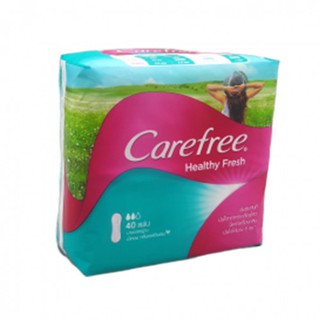 Carefree แคร์ฟรี แผ่นอนามัย เฮลตี้เฟรช บางมาตรฐาน น้ำหอม กลิ่นเฮลทีเฟรช  40ชิ้น (8850007331698)