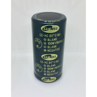 CONDENSER CAPACITOR ตัวเก็บประจุอิเล็กโตรไลต์15000uf/100wv ขาล็อค