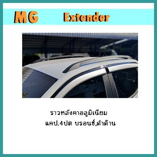 ราวหลังคาอลูมิเนียม Extender ดำด้าน