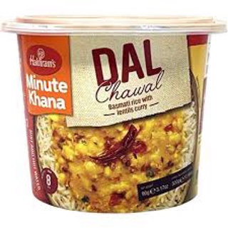 Haldiram Instant Dal Chawal 90g  (Rehydrated Weight approx 210g) READY TO EAT