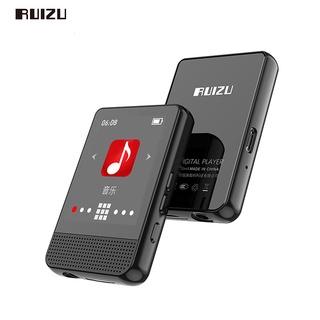 Ruizu M16 เครื่องเล่น MP3 พร้อมบลูทูธ 5.0 และลําโพง หน้าจอสัมผัสอัจฉริยะ 32GB