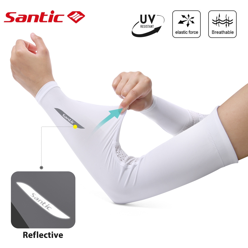 Santic ปลอกแขนระบายความร้อน ระบายอากาศ แห้งเร็ว ป้องกันรังสียูวี สําหรับผู้ชาย ผู้หญิง K20L8142 — صورة 7