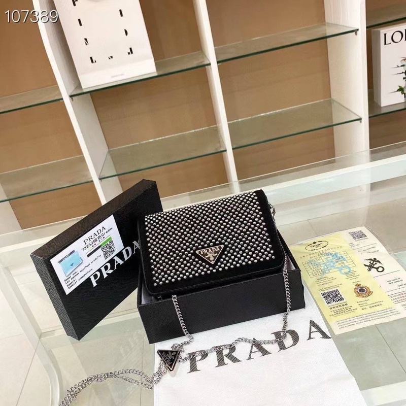 Prada 2022 กระเป๋า prada spazzolato bag