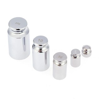 Weight 1g 2g 5g 10g 20g Chrome Plating Calibration Gram Scale Weight Set for Digital Scale Balance