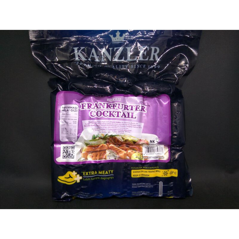 Kanzler FRANKFURTER COCKTAIL 500G