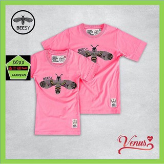 BEESY เสื้อคอกลม  ชาย หญิง รุ่น Venus สีชมพู