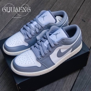 (ลดอีก 250.- กดรับโค้ดหน้าแอพ) Air Jordan 1 Low " Vintage Grey / Stealth Grey " ✅พร้อมส่ง แท้ 100%✅