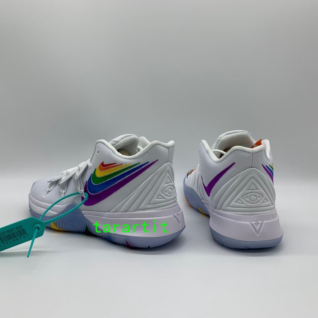 multi colored basketball shoes
