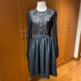 Jaspal dress new with tag (black lace) สวย สุภาพ หรูหรา ผ้าดีงาม ไซส์ M