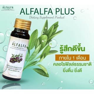 (5 แถม1) Alfalfa Plus (อัลฟัลฟ่าพลัส) คลอโรฟิลล์น้ำ 100% Alfalfa Plus สร้างภูมิคุ้มกัน ล้างสารพิษ