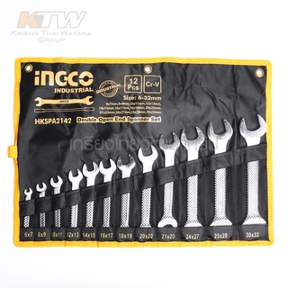 ingco HKSPA2142 ชุดประแจปากตาย 12 ชิ้น 6-32MM