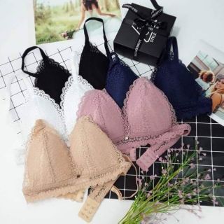 บราไร้โครงผ้าลูกไม้ no wire bra,lace