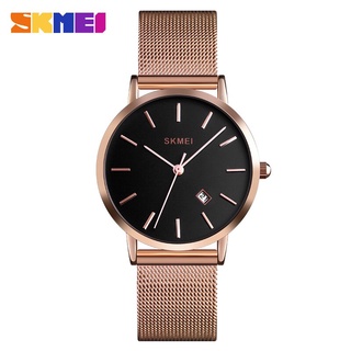 SKMEI Quartz Ladies Watch Fashion Casual Women Watches Stainless Steel Waterproof horloges vrouwen Top Brand Luxury