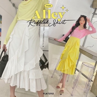 FLAT2112 ALLEY RUFFLE SKIRT ของใหม่ป้ายห้อยสีขาวค่ะ