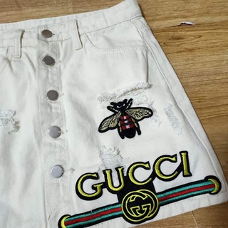 กระโปรงยีนส์ Gucci size s