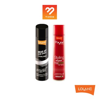 Boombeautyonline | Lolane Head Up Hair Spray Strong Hold/Styling Expert mega control Hair Spray สเปรย์จัดแต่งทรงผม โลแลน