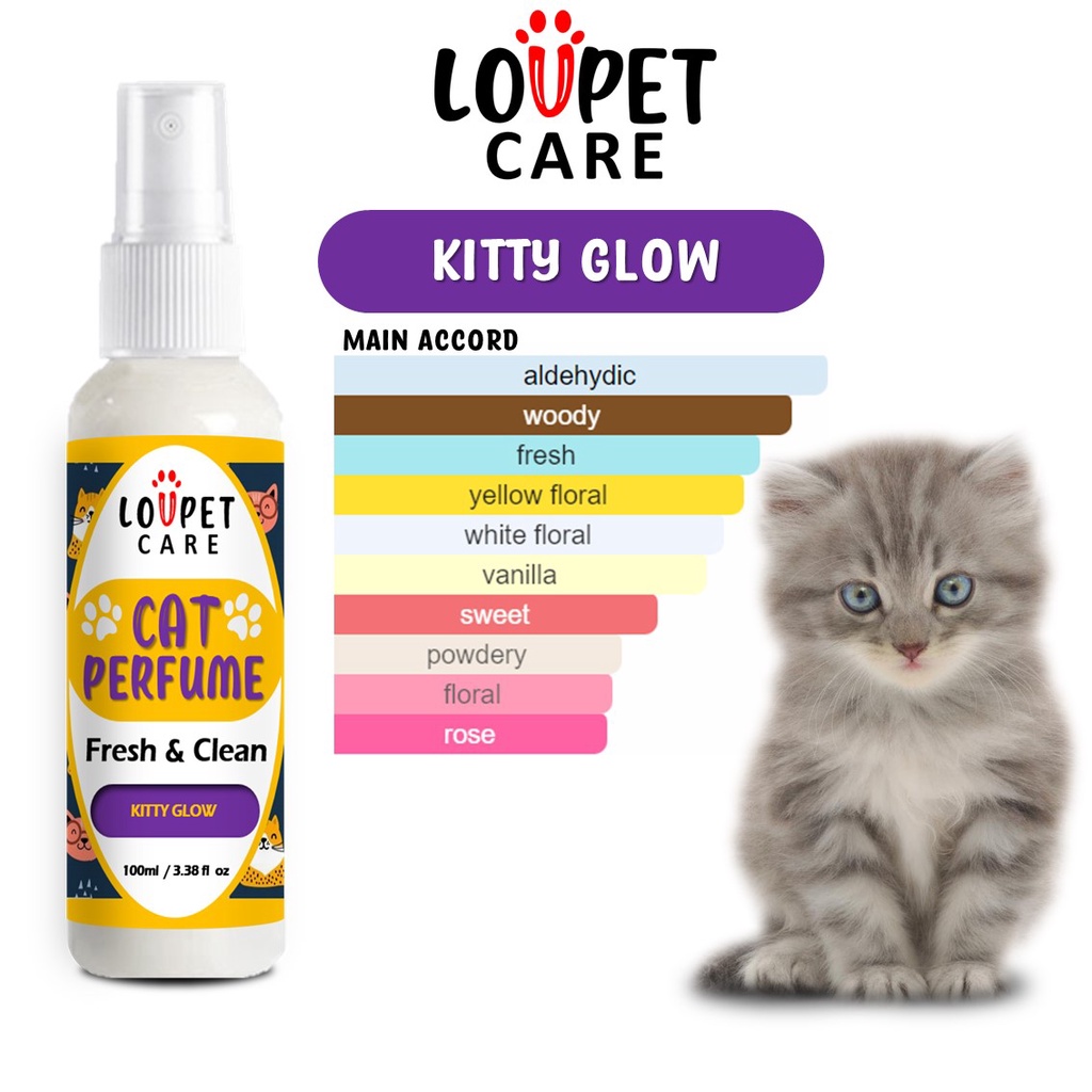 100ML น้ําหอมแมว น้ําหอมแมว SpraylovPet น้ําหอม Pewangi kucing สเปรย์ Kucing น้ําหอม Kucing พิเศษ