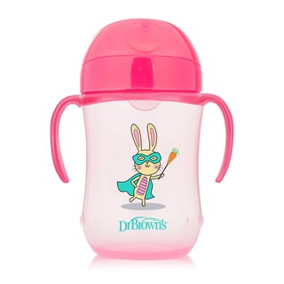 Dr.Browns : DRBTC91023 ถ้วยหัดดื่มแบบจุกนิ่ม 9 oz / 270 ml Soft-Spout Toddler Cup