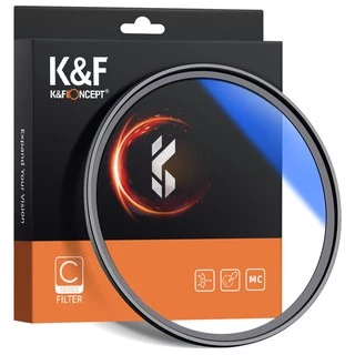 K&f MC ฟิลเตอร์ป้องกันรังสียูวี กรอบบาง เคลือบหลายชั้น สําหรับเลนส์กล้อง